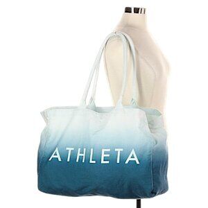 Athleta Oversized Blue Gradient Tote Bag for Gym Travel Beach